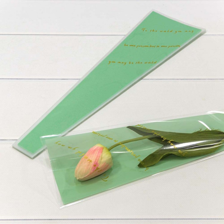 Пакет "Конус для цветов" 12,5*4*45 (30 шт.) Мятный 1/200 Арт: 001560/5