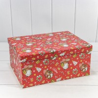 Коробки Прямоугольные Набор 1/10 34*26*15,3 "Новый год"-3090 1/6 Арт: 730604/3090