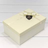 Коробки Прямоугольные Набор 1/3 23*16*9,5 с бантом &quot;For You&quot; Бежевый 1/36 Арт: 7201540/8 - Коробки Прямоугольные Набор 1/3 23*16*9,5 с бантом "For You" Бежевый 1/36 Арт: 7201540/8