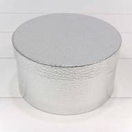 Коробки Круглые Набор 1/3 21*11,5 "Кожа крокодила" Серебряный 1/12 Арт: 7212247/0002 - Коробки Круглые Набор 1/3 21*11,5 "Кожа крокодила" Серебряный 1/12 Арт: 7212247/0002