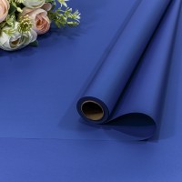 Плёнка 0,58*10м матовая "Корейская" 65мкм Синий-2145 1/30 Арт: 1638/2145
