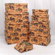 Коробки Прямоугольные Набор 1/10 34*26*15,3 "Мотоциклы" 1/6 Арт: 721604/1597 - Коробки Прямоугольные Набор 1/10 34*26*15,3 "Мотоциклы" 1/6 Арт: 721604/1597