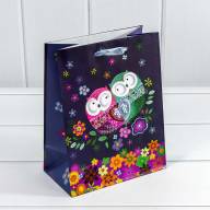 Пакет подарочный "Сова" (микс) 18*21,5*8 1/20 1/480 Арт: 00036E - Пакет подарочный "Сова" (микс) 18*21,5*8 1/20 1/480 Арт: 00036E