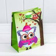 Пакет подарочный "Сова" (микс) 18*21,5*8 1/20 1/480 Арт: 00036E - Пакет подарочный "Сова" (микс) 18*21,5*8 1/20 1/480 Арт: 00036E