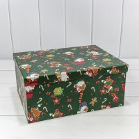 Коробки Прямоугольные Набор 1/10 34*26*15,3 "Новый год"-3089 1/6 Арт: 730604/3089