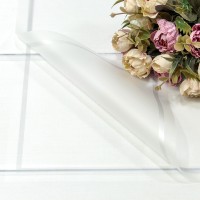 Плёнка в листах 57*57 (20 шт.) матовая с цветной рамкой 50мкм Серебряный 1/60 Арт: 1632/4