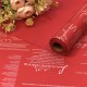 Плёнка 0,58*10м 280г матовая с надписями 65мкм Красный-3546 1/30 Арт: 1619/3546