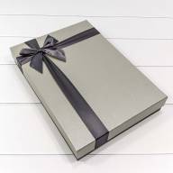 Коробки Прямоугольные Набор 1/2 38,5*27,5*6,6 с бантом "Для одежды 3" 1/32 Арт: 720540/3 - Коробки Прямоугольные Набор 1/2 38,5*27,5*6,6 с бантом "Для одежды 3" 1/32 Арт: 720540/3