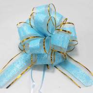 Бант-шар 5 см "С оргазной и золотой полосой" 1/50 1/1000 Арт: 000535-5 - Бант-шар 5 см "С оргазной и золотой полосой" 1/50 1/1000 Арт: 000535-5