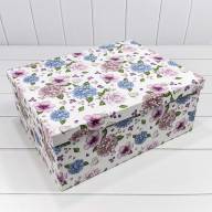 Коробки Прямоугольные Набор 1/15 42,5*33*17,6 "Гортензия на белом фоне" 1/2 Арт: 721902/1477 - Коробки Прямоугольные Набор 1/15 42,5*33*17,6 "Гортензия на белом фоне" 1/2 Арт: 721902/1477