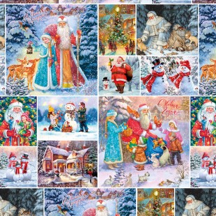 Бумага в листах 70*100 ±5% (25 шт.) 80г "С Новым годом" (микс 123) 1/10 Арт: 000402/123