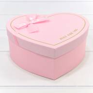 Коробки "Сердце" Набор 1/3 22,2*19,5*9 с бантом "Just For You" Розовый 1/12 Арт: 720621/2 - Коробки "Сердце" Набор 1/3 22,2*19,5*9 с бантом "Just For You" Розовый 1/12 Арт: 720621/2