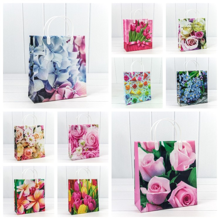 Пакет мягкий пластик Женский (ассортимент) 23*26*10 1/20 1/200 Арт: BAS-1