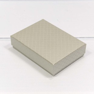 Коробка Прямоугольная 11*8*3,4 "Ромбики" Серый 1/12 1/240 Арт: 612118/6